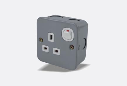 /TH8119 Metal Clad Switch socket